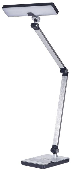 LED asztali lámpa LACERTA Vezeték nélküli töltővel Fém Ezüst