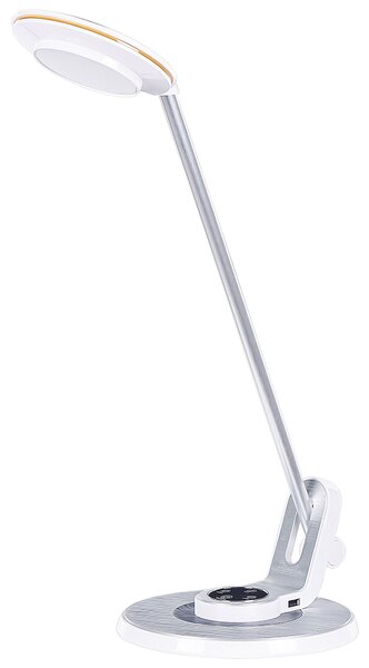 LED asztali lámpa CORVUS Dimmer funkcióval Fém Fehér/ezüst