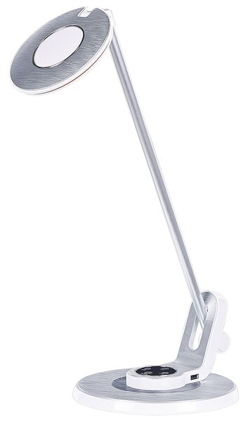 LED asztali lámpa CORVUS Dimmer funkcióval Fém Fehér/ezüst