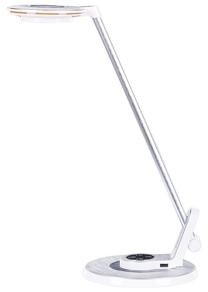 LED asztali lámpa CORVUS Dimmer funkcióval Fém Fehér/ezüst