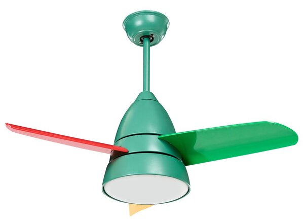 Mennyezeti ventilátor világítással STRAWBERRY Távirányítóval Színes