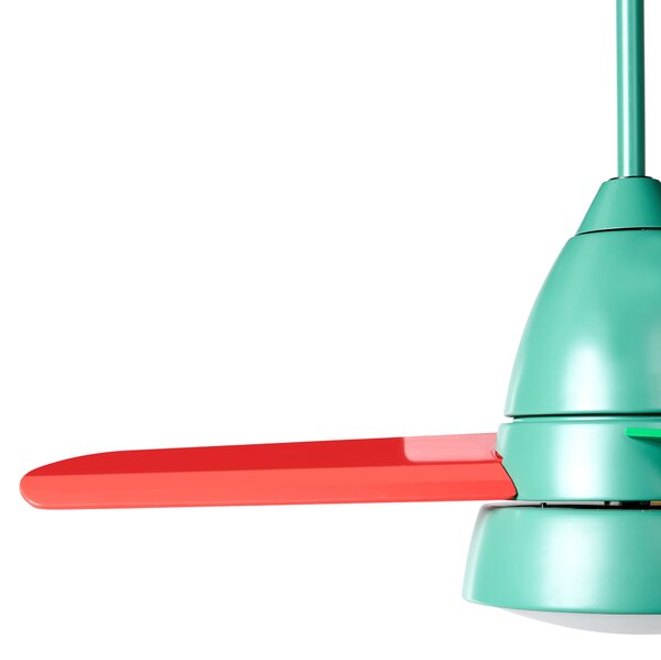 Mennyezeti ventilátor világítással STRAWBERRY Távirányítóval Színes