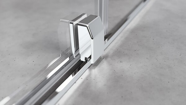 Polysan Sapho, ROLLS LINE zuhanyajtó 1100mm, magasság 2000mm, átlátszó üveg