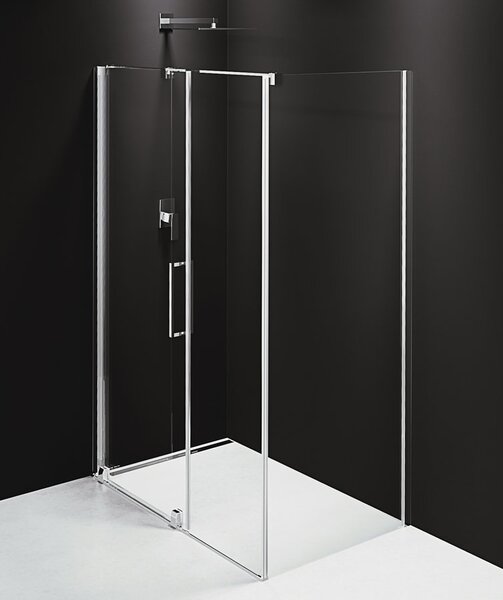 Polysan Sapho, ROLLS LINE téglalap alakú zuhanyparaván 1100x800 mm, bal / jobb változat, átlátszó üveg