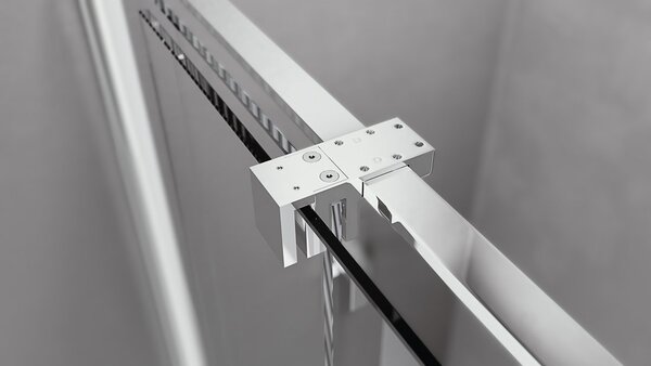 Polysan Sapho, ROLLS LINE zuhanyajtó 1100mm, magasság 2000mm, átlátszó üveg