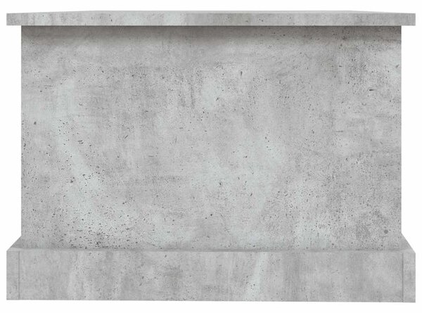 Betonszürke szerelt fa dohányzóasztal 90 x 50 x 35 cm