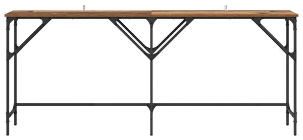 Konzolasztal Öreg fa 180 x 30 x 75 cm Szerelt Fa