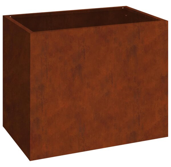 Kerti cserép Rozsdás 50 x 32 x 40 cm Időjárásálló acél