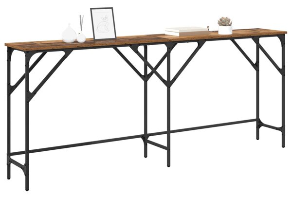 Konzolasztal Öreg fa 180 x 30 x 75 cm Szerelt Fa