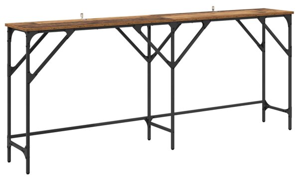 Konzolasztal Öreg fa 180 x 30 x 75 cm Szerelt Fa