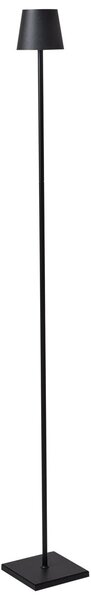 Vezeték nélküli LED állólámpa GAVARRESA Dimmer funkcióval Fém Fekete