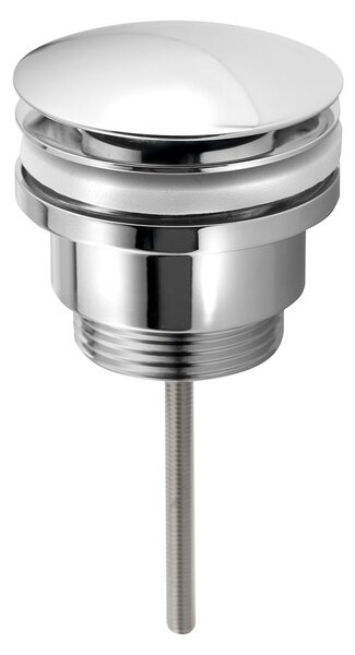 Bruckner Sapho, Mosogató kimenet 5/4", Click Clack, H 10-55mm, nagy dugó, króm, 151.307.1