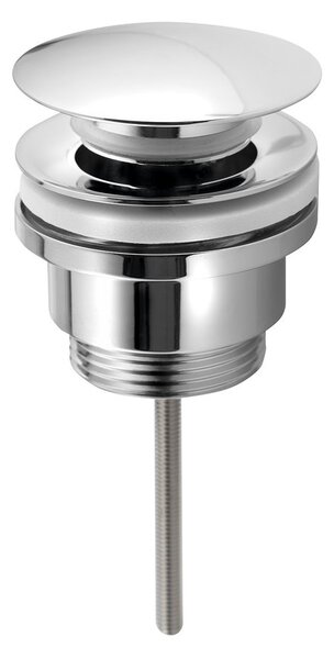 Bruckner Sapho, Mosogató kimenet 5/4", Click Clack, H 10-55mm, nagy dugó, króm, 151.307.1