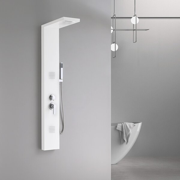 Malaga White hidromasszázs zuhanypanel