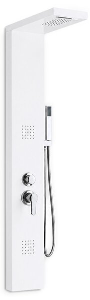 Malaga White hidromasszázs zuhanypanel
