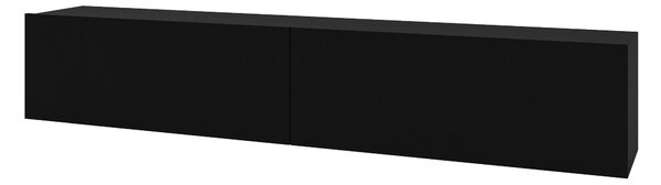 Tv asztal/szekrény Avernic Typ 40 (onyx fekete + wotan tölgy)