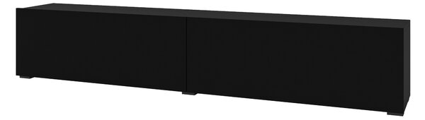 Tv asztal/szekrény Avernic Typ 40 (onyx fekete + wotan tölgy)