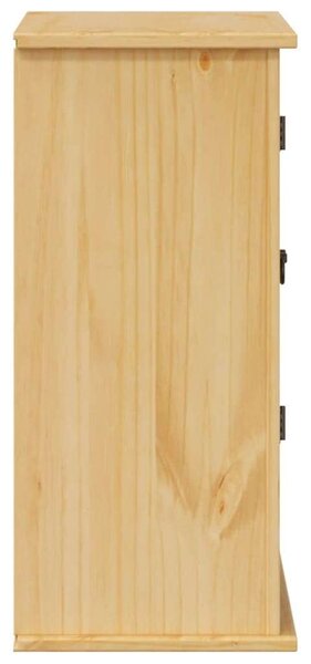 VidaXL Corona Fali Fürdőszobaszekrény - Tömör Fenyőfa - 70x33x71,5 cm