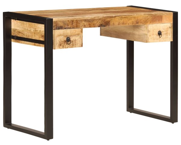 Tömör mangófa íróasztal 2 fiókkal 110 x 50 x 77 cm