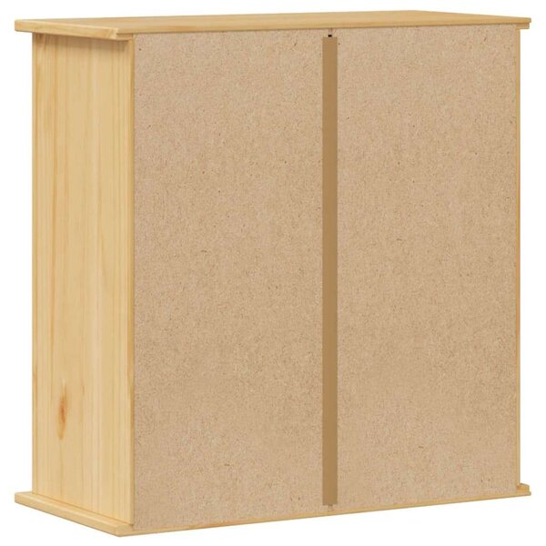VidaXL Corona Fali Fürdőszobaszekrény - Tömör Fenyőfa - 70x33x71,5 cm