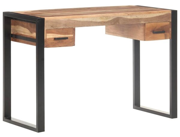 Tömör fa íróasztal 110 x 50 x 76 cm
