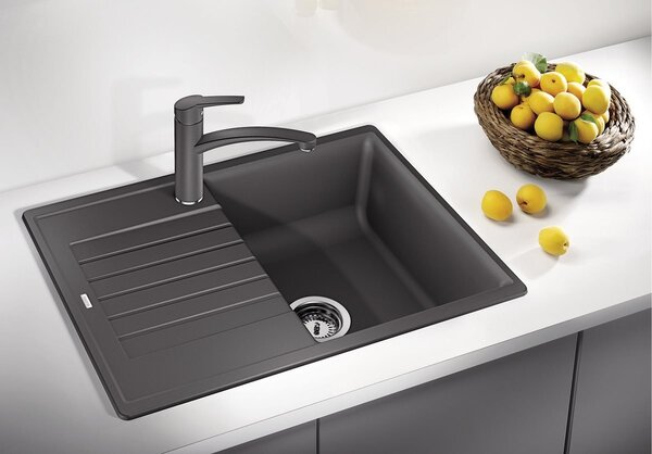 Blanco Zia 45 S Kompakt, szilgránit mosogató 680x500x190 mm, 1 kamrás, kávés, BLA-524730