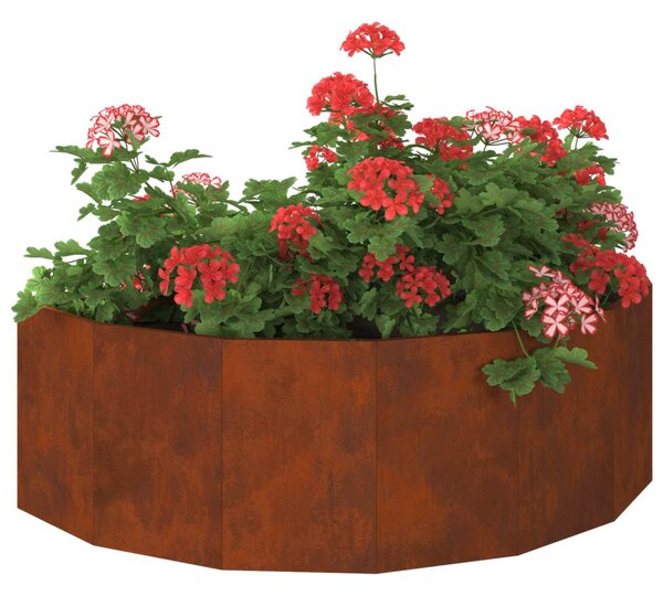 Növénytartó Rozsdás 120 x 60 x 35 cm Időjárásálló acél