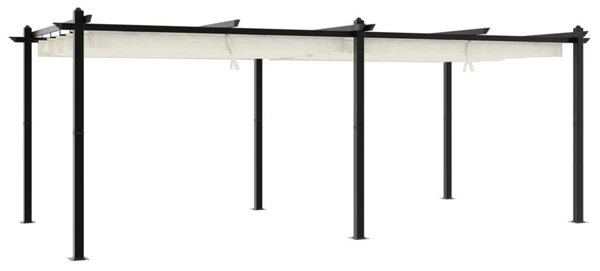 VidaXL Kerti Pavilon - Alumínium - Behúzható Tető - 3x6m