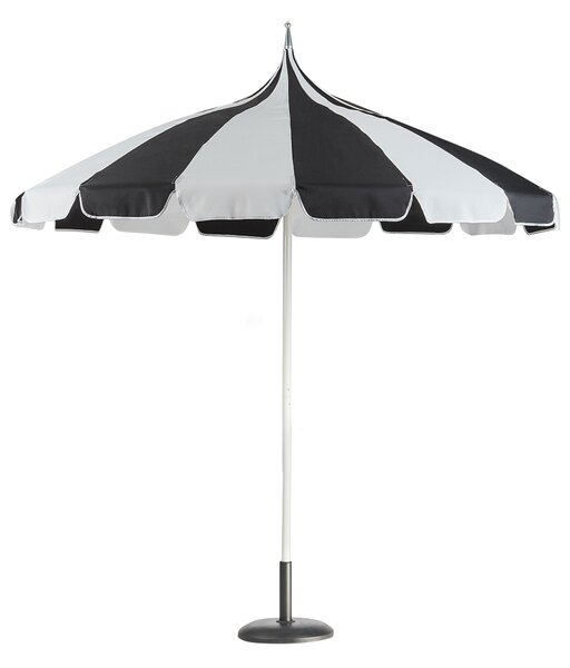 Napernyő 245 cm MINOA Fekete/fehér