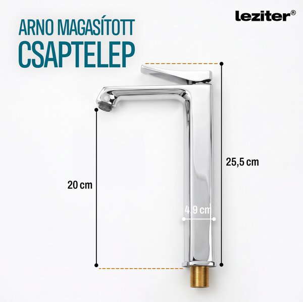 Arno magasított mosdó csaptelep