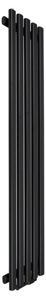 Regnis Lazur LA, fűtőelem 330x1000mm központi csatlakozással 50mm, 428W, fekete matt, LAZURLA/1000/330/D5/BLACK