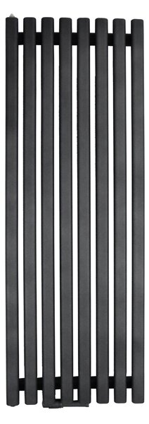 Regnis Lazur LA, fűtőelem 540x1000mm központi csatlakozással 50mm, 766W, fekete matt, LAZURLA/1000/540/D5/BLACK