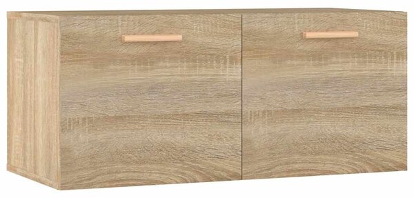 Sonoma tölgy színű szerelt fa faliszekrény 80 x 35 x 36,5 cm