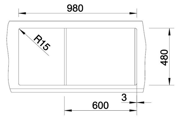 BLANCO METRA XL 6 S, BLA-525930