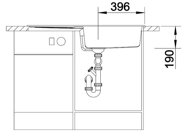 BLANCO METRA XL 6 S, BLA-525930