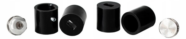 Regnis LOX, fűtőelem 300x570mm központi csatlakozással 50mm, 401W, fekete matt, LOX60/30/D5/FEKETE