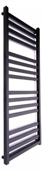 Regnis LOX, fűtőelem 300x570mm központi csatlakozással 50mm, 401W, fekete matt, LOX60/30/D5/FEKETE