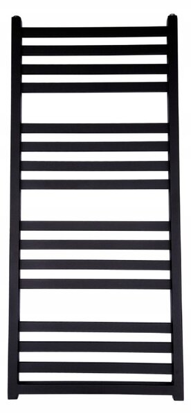 Regnis LOX, fűtőelem 300x570mm központi csatlakozással 50mm, 401W, fekete matt, LOX60/30/D5/FEKETE