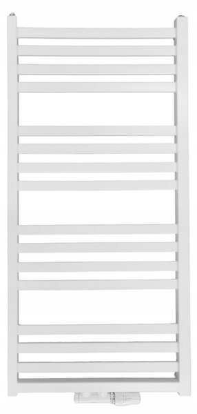 Regnis LOX, fűtőelem 300x570mm központi csatlakozással 50mm, 401W, fekete matt, LOX60/30/D5/FEKETE