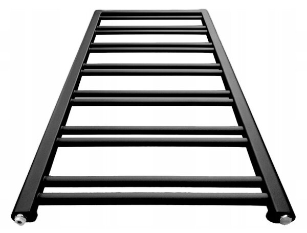 Regnis Retro, fűtőelem 440x900mm központi csatlakozással 50mm, 436W, matt fekete, RETRO90/40/D5/FEKETE
