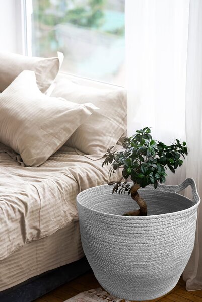 Tutumi Tutumi, 3 db natúr kosár készlet BOHO YT21B-35, szürke, HOM-02808