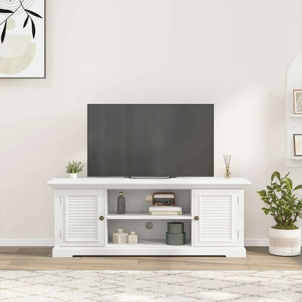 VidaXL Fehér Fa TV-Szekrény - 110cm