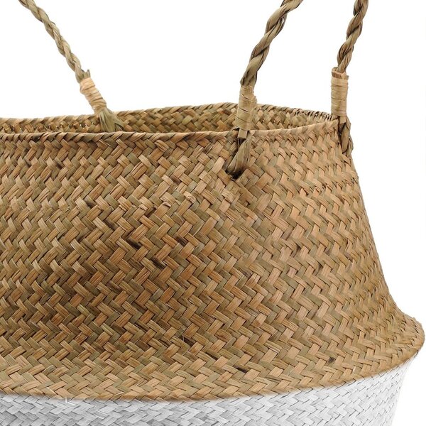 Tutumi Tutumi, natúr kosár Boho 32x32x28 cm 381181B, barna-fehér, HOM-06660