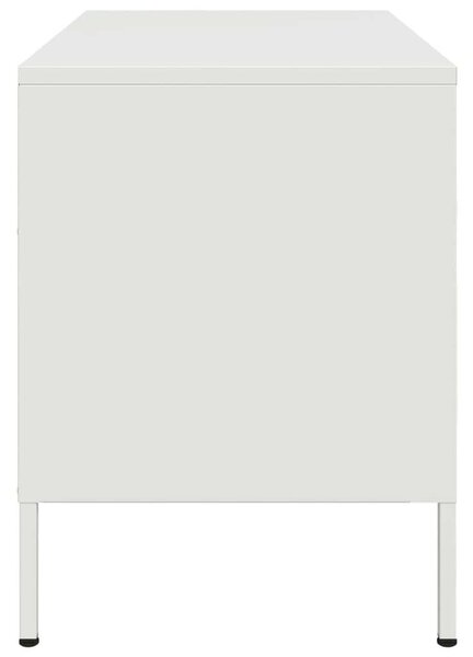 VidaXL Fém TV-szekrény - Fehér - 68x39x50,5 cm