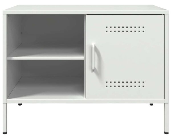 VidaXL Fém TV-szekrény - Fehér - 68x39x50,5 cm