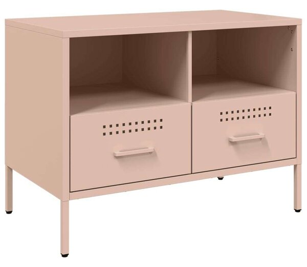 VidaXL rózsaszín acél TV-szekrény 68 x 39 x 50,5 cm