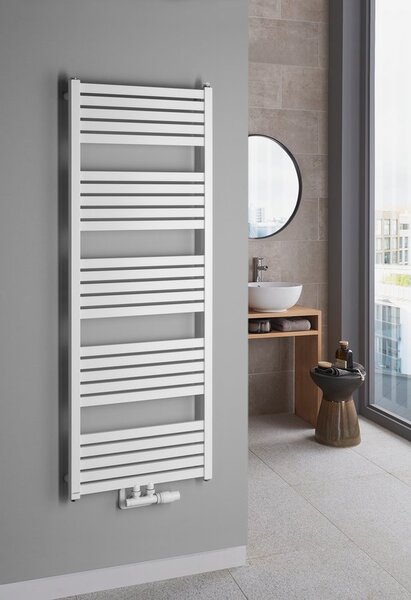 Bruckner Bruckner, GRUNT fűtőelem 500x1330 mm, központi csatlakozás, fehér, 600.122.4