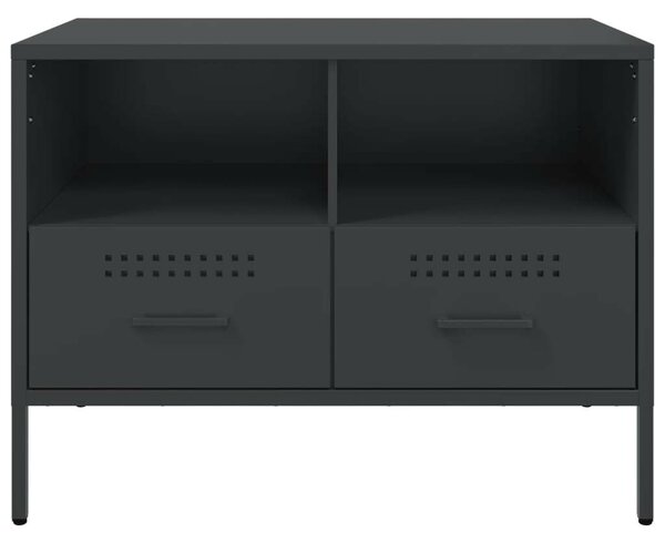 VidaXL Ipari Fém TV-szekrény Szett - 2 db - 68x39x50,5 cm