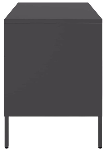 VidaXL Ipari Fém TV-szekrény Szett - 2 db - 68x39x50,5 cm