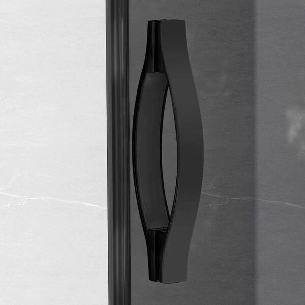 Gelco Gelco, SIGMA SIMPLY BLACK négyszögletes zuhanyparaván 900x800 mm, L/P változat, sarokbemenet, GS2190BGS2180B